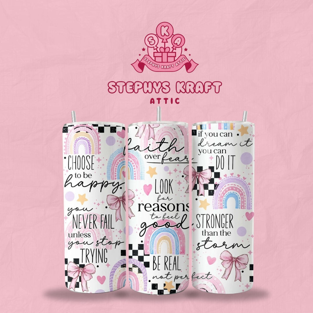 Positive Vibes Tumbler