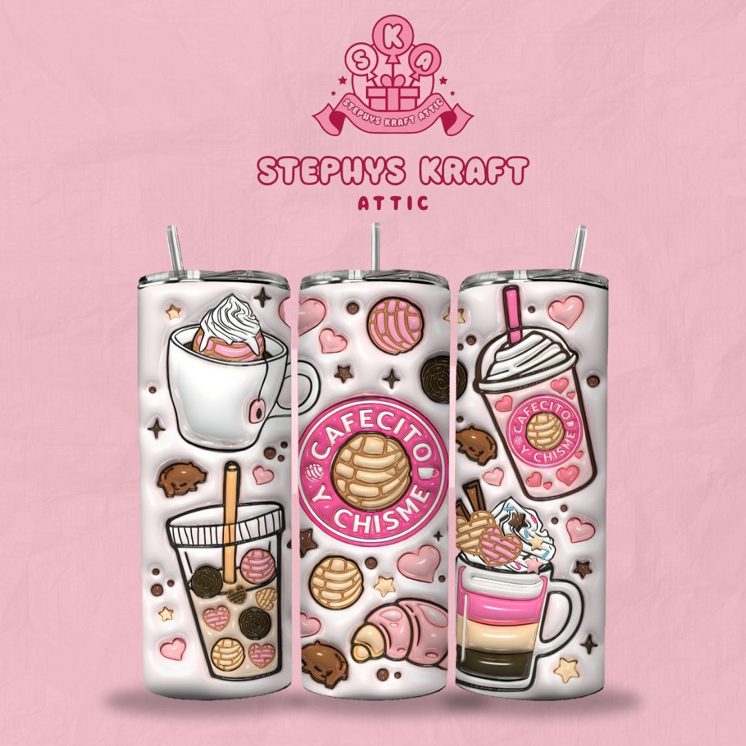 Cafecito y Chisme Tumbler